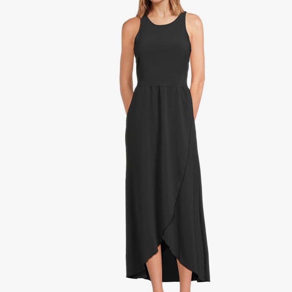 Toad&Co Black High Low Halter Sundress